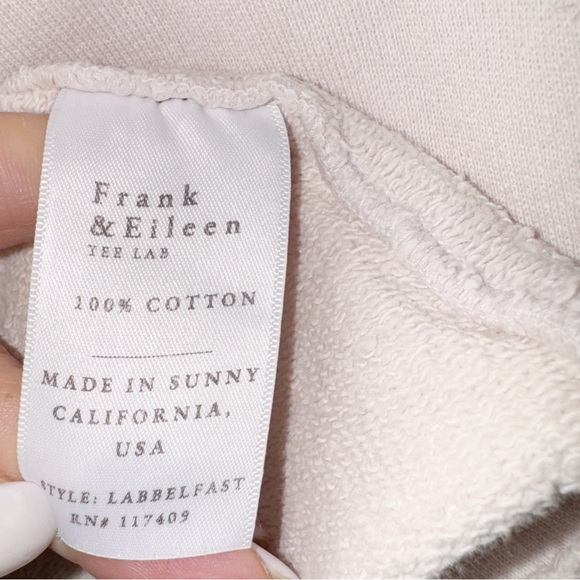 Frank & Eileen BELFAST Sweatshirt Peacoat
Petal Pink Double-Breasted Jacket Sz L - Picture 10 of 14